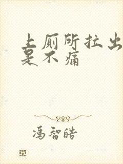 上厕所拉出血但是不痛