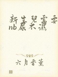 新生儿需要多少nb尿不湿