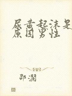 尿黄起沫是什么原因男性