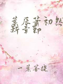 叶辰萧初然后最新章节