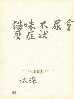 猫咪不尿会有什么症状