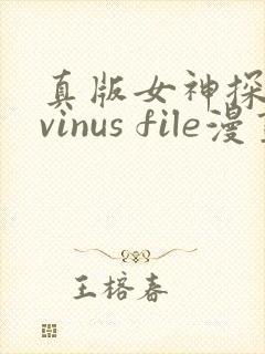 真版女神探侦 vinus file漫画