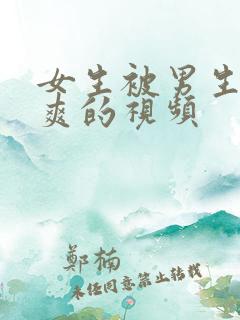 女生被男生操的爽的视频