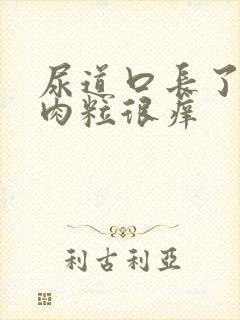 尿道口长了一堆肉粒很痒