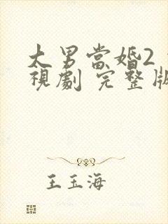 大男当婚2 电视剧 完整版免费