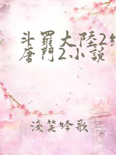 斗罗大陆2绝世唐门2小说