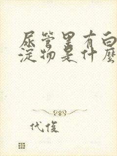 尿管里有白色沉淀物是什么