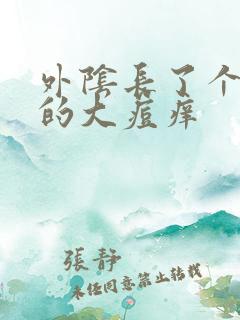 外阴长了个硬硬的大痘痒