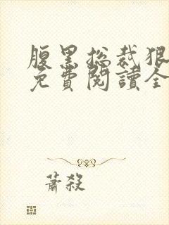 腹黑总裁狠给力免费阅读全文