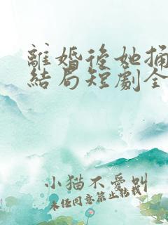 离婚后她捅破天结局短剧全集免费