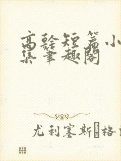 高干短篇小说合集笔趣阁