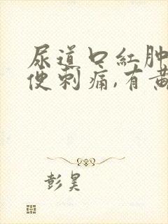 尿道口红肿,小便刺痛,有黄色分泌物