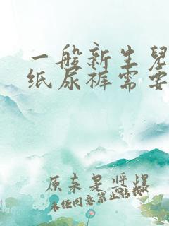 一般新生儿nb纸尿裤需要准备多少