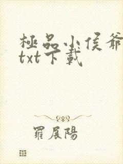 极品小侯爷全文txt下载