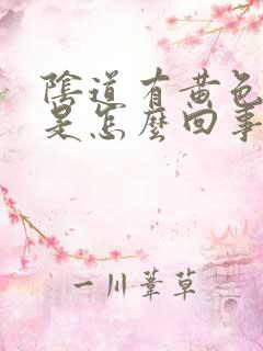 阴道有黄色白带是怎么回事