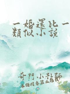 一婚还比一婚高类似小说