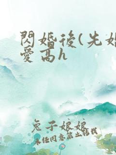 闪婚后(先婚后爱高h