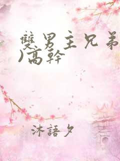 双男主兄弟(双)高干