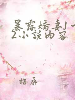 暴露娇妻1～12小说内容