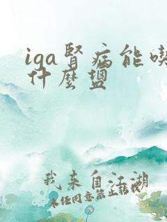 iga肾病能吃什么盐