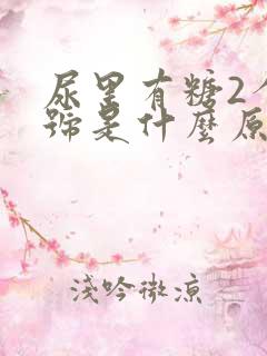 尿里有糖2个加号是什么原因