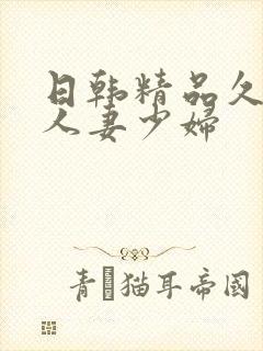 日韩精品久久久人妻少妇