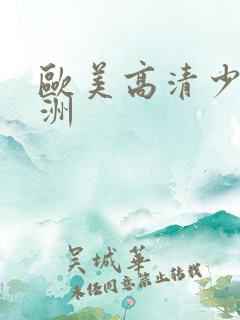 欧美高清少妇亚洲