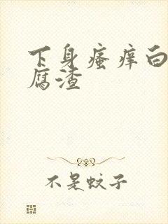 下身瘙痒白带豆腐渣