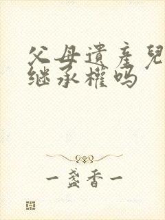 父母遗产儿媳有继承权吗