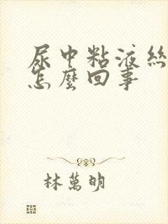 尿中粘液丝高是怎么回事