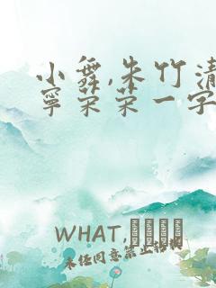 小舞,朱竹清,宁荣荣一字马