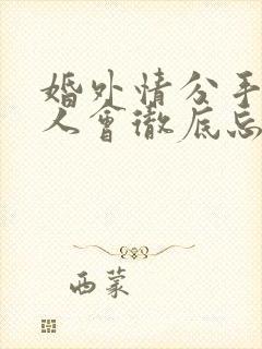 婚外情分手后男人会彻底忘了情人吗