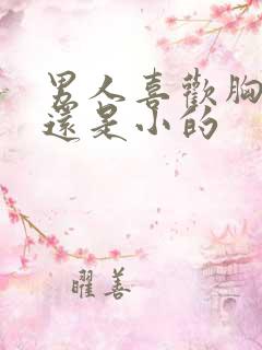 男人喜欢胸大的还是小的