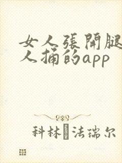 女人张开腿让男人捅的app