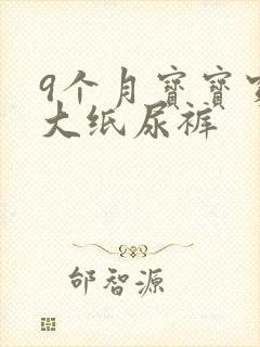 9个月宝宝穿多大纸尿裤