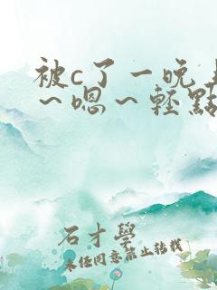 被c了一晚上啊～嗯～轻点男男