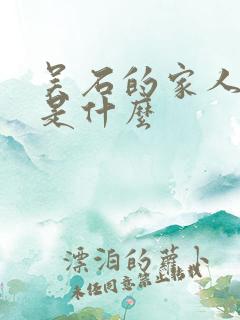 吴石的家人结局是什么