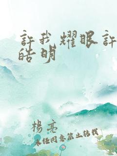 许我耀眼许妍沈皓明