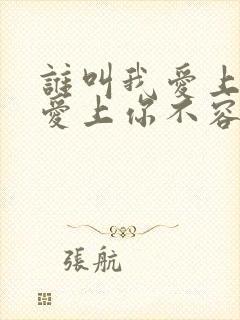 谁叫我爱上你,爱上你不容易是什么歌名