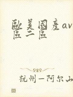 欧美国产av一区二区