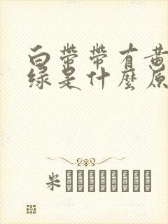 白带带有黄边偏绿是什么原因