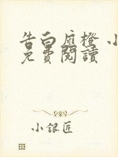 告白应橙 小说免费阅读