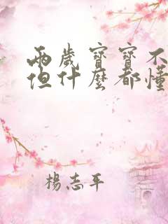 两岁宝宝不说话但什么都懂