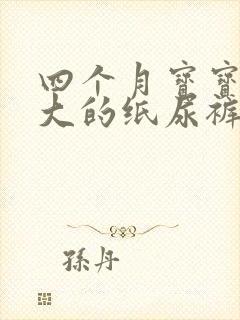 四个月宝宝穿多大的纸尿裤