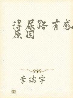 得尿路有感染的原因