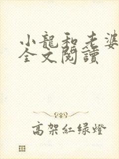 小龙和老婆许颖全文阅读