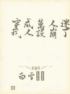 穿成万人迷文的我人设崩了txt