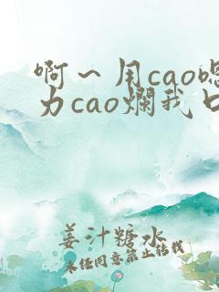 啊～用cao嗯力cao烂我口述