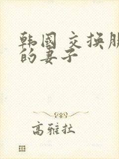 韩国 交换朋友的妻子