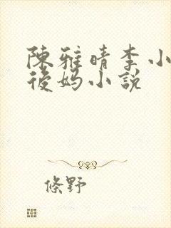 陈雅晴李小阳的后妈小说